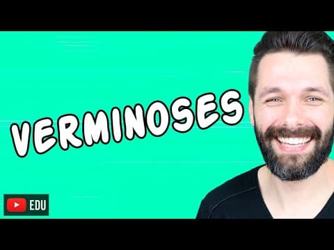 Thumbnail da aula: DOENÇAS CAUSADAS POR VERMES - Verminoses | Biologia com Samuel Cunha
