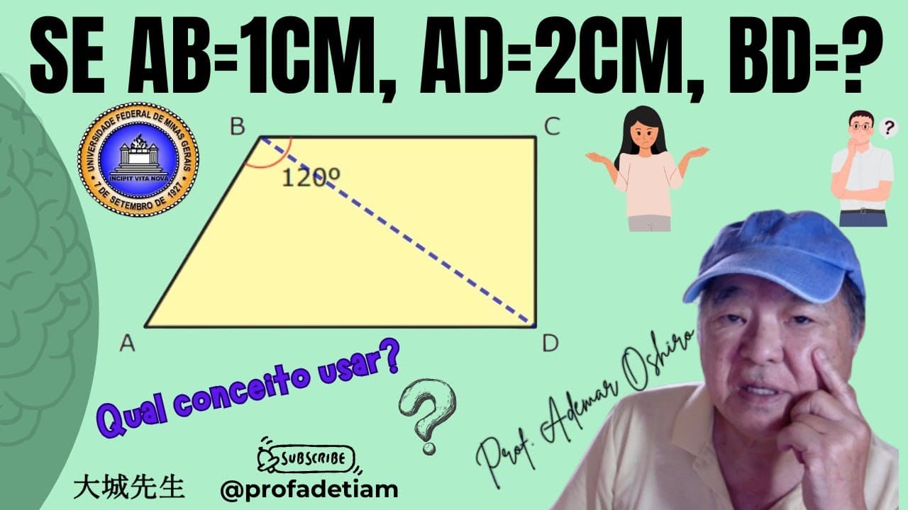 Thumbnail: UFMG - Como você resolveria esta questão? Qual conceito utilizar? @ProfAdetiam