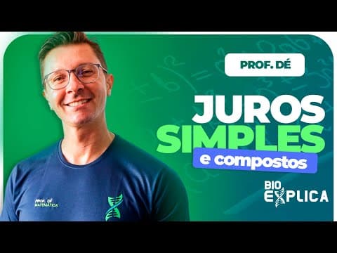 Thumbnail da aula: Juros Simples e Compostos | Prof. Dé