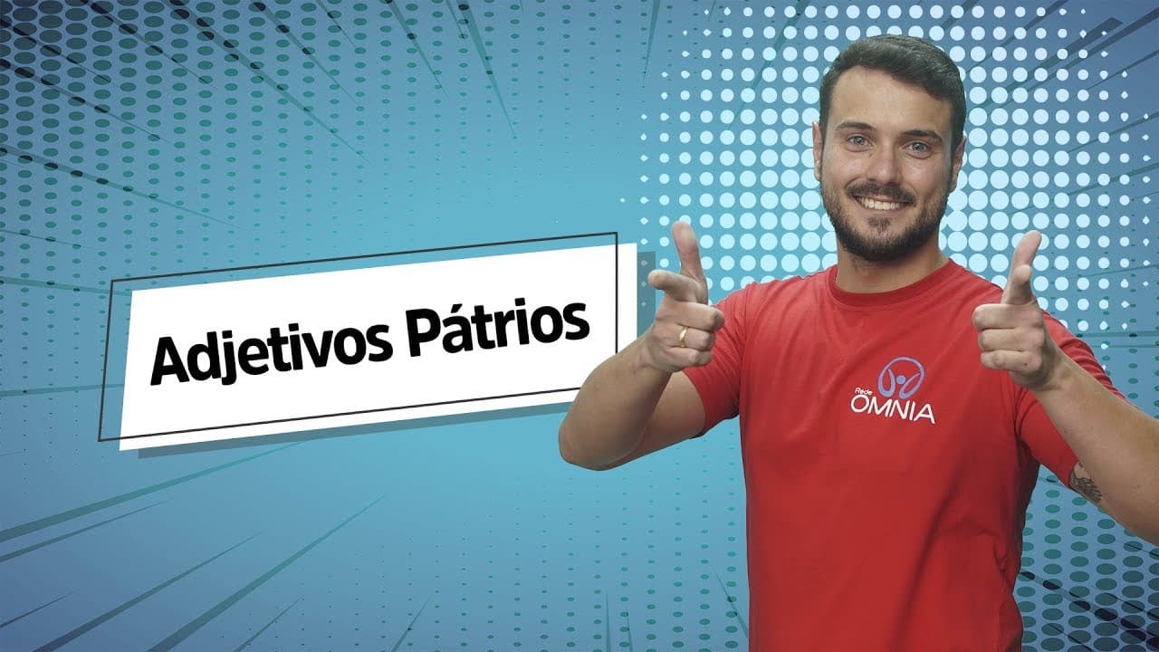 Thumbnail: Adjetivos Pátrios - Brasil Escola