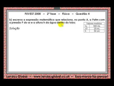 Thumbnail da aula: FUVEST USP 2008 FIS P2 Q4