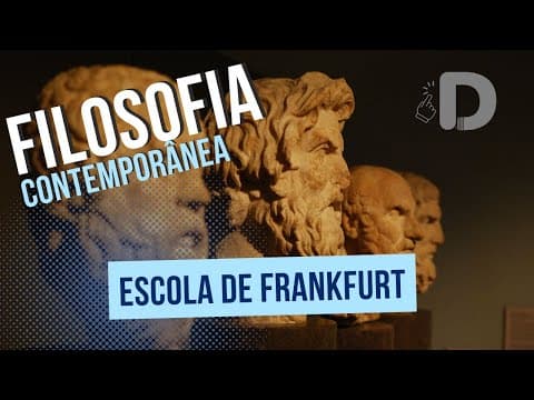 Thumbnail da aula: Escola De Frankfurt - Filosofia Contemporânea - Preparatório Enem