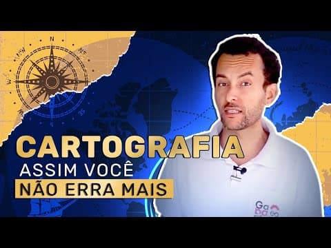 Thumbnail da aula: Mapas: Elementos Essenciais, Coordenadas e Projeções