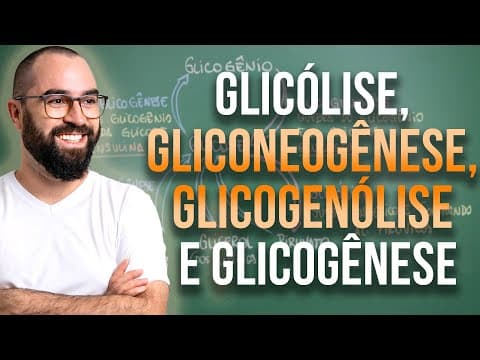 Thumbnail da aula: Glicólise, Gliconeogênese, Glicogenólise e Glicogênese - Apêndice 3 - Módulo 7: Fisiologia Humana