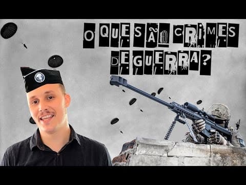 Thumbnail da aula: O que são Crimes de Guerra?