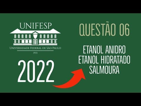 Thumbnail da aula: UNIFESP 2022 | QUESTÃO 06