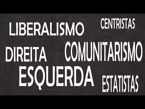 Thumbnail da aula: Liberais x comunitaristas e direita x esquerda