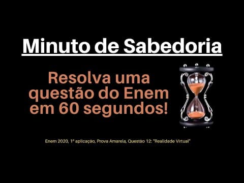 Thumbnail da aula: Resolva uma Questão do Enem em 60 Segundos!