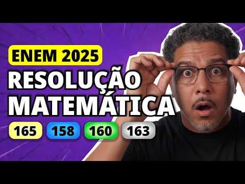 Thumbnail da aula: ENEM 2025 Matemática – Questão 165 | Um estacionamento possui 120 vagas para veículos, e todas essas