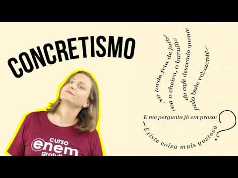 Thumbnail da aula: CONCRETISMO: o que é, principais autores e influência na poesia contemporânea | RESUMO PARA O ENEM