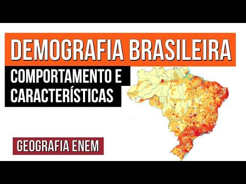 Thumbnail da aula: DEMOGRAFIA BRASILEIRA: comportamento e características | Geografia | Recomposição de Aprendizagem