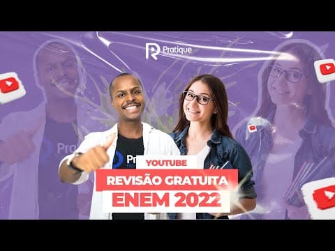 Thumbnail da aula: AULA 01: Sala VIP : Revisão ENEM 2022: Estrutura da redação e Competências de correção