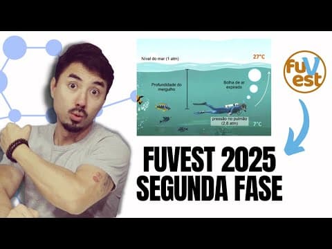 Thumbnail da aula: MERGULHO | FUVEST 2025 | Segunda Fase
