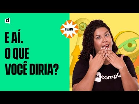 Thumbnail da aula: 🎥 E SE CAÍSSE BBB NO ENEM? | PLANTÃO DESCOMPLICA