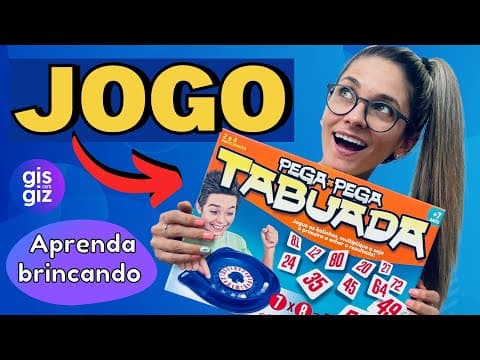 Thumbnail da aula: JOGO PEGA PEGA TABUADA | \Prof. Gis/