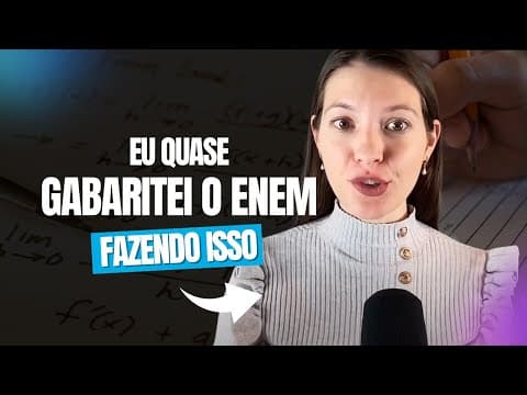 Thumbnail da aula: Macete INFALÍVEL no ENEM para ACERTAR MAIS QUESTÕES de Humanas e Linguagens (muito mais rápido)