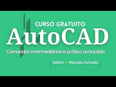 Thumbnail da aula: Comando Scale | AutoCAD Intermediário | Aula #03 - Parte 2