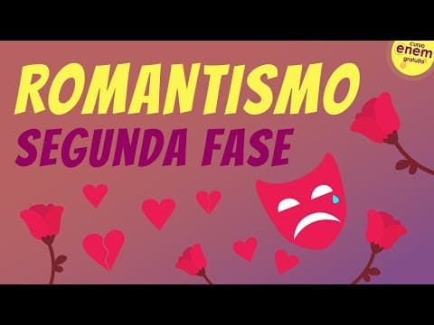 Thumbnail da aula: ROMANTISMO: SEGUNDA FASE | Resumo de Literatura para o Enem