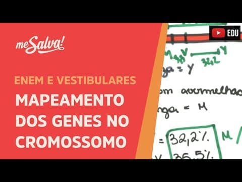 Thumbnail da aula: Me Salva! GEN30 - Genética - Mapeamento dos genes no cromossomo