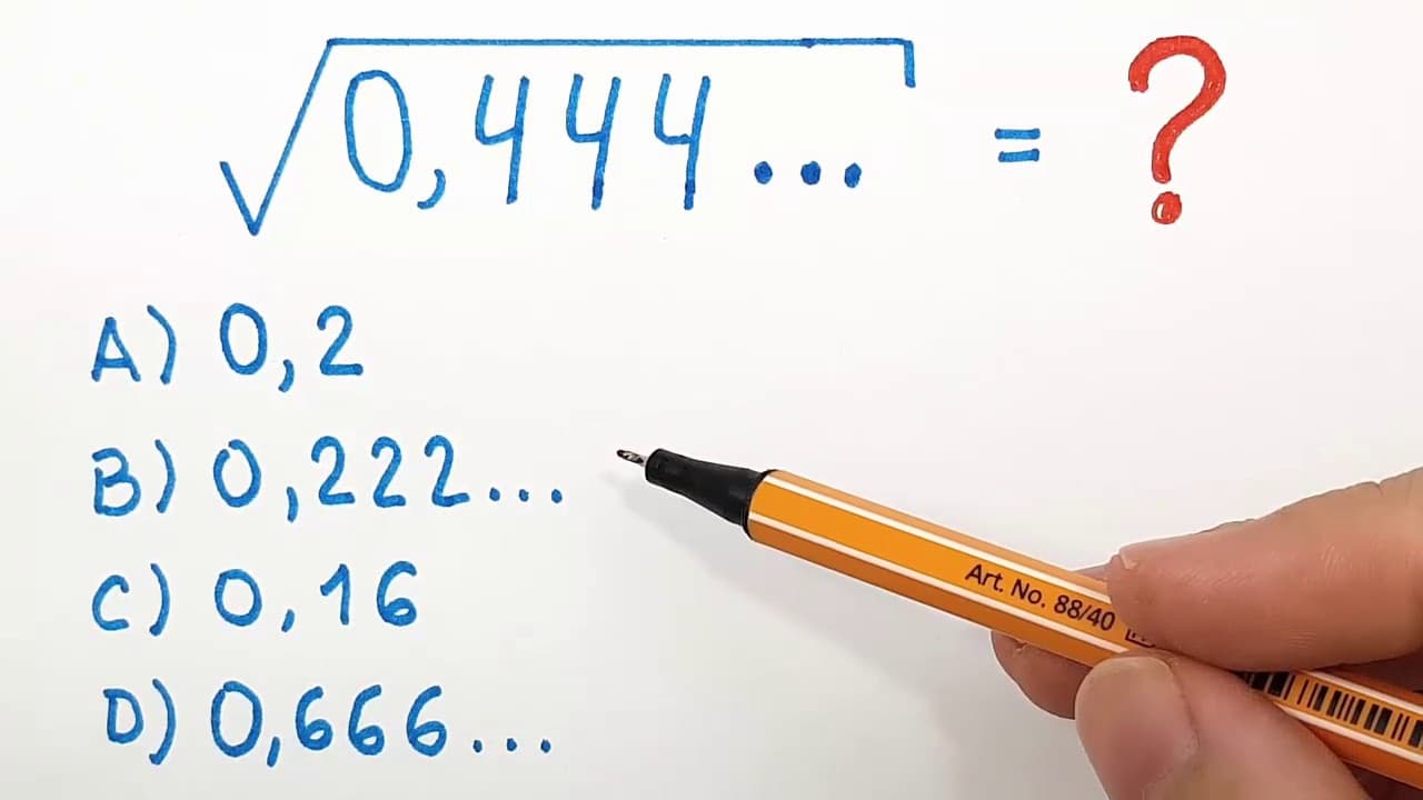 Thumbnail: 🔥 HELP MATEMÁTICA BÁSICA - Desafios - Raiz Quadrada #45 🔥