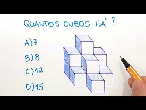 Thumbnail da aula: 🔥 HELP MATEMÁTICA BÁSICA - Desafios - Quantos cubos tem? #16 🔥
