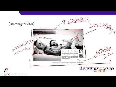 Thumbnail da aula: ENEM DIGITAL 2020 - Teoria Literária |A fim de contribuir para a diminuição do número de acidente...