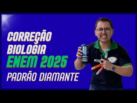 Thumbnail da aula: ENEM 2025: 20 Questões de BIOLOGIA Destrinchadas!