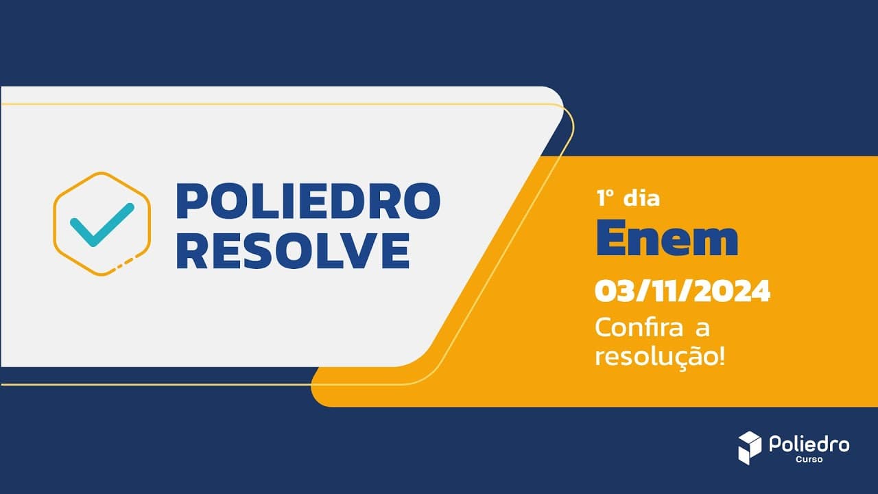 Thumbnail: Resolução da Questão 38 | Língua Portuguesa | Enem 2024: 1º dia | Poliedro Resolve