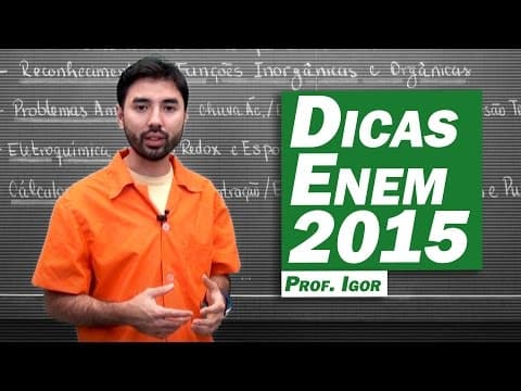 Thumbnail da aula: Dicas Enem 2015 - Química