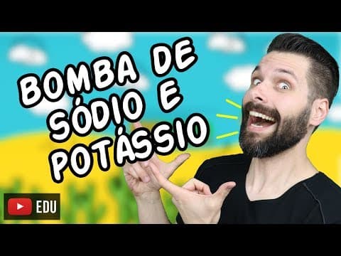 Thumbnail da aula: TRANSPORTE ATIVO: Bomba de Sódio (Na+) e Potássio (K+) | Biologia com Samuel Cunha