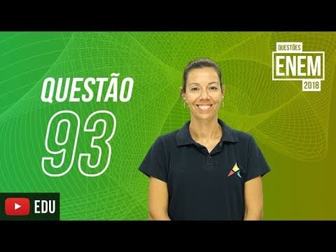 Thumbnail da aula: ENEM 2018 | Biodiversidade | Questão 93 (caderno amarelo)